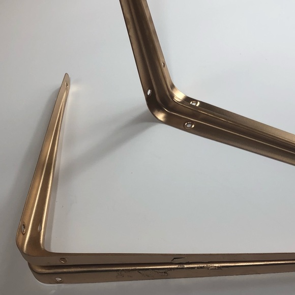 Gold Shelf Hooks- For Wooden Shelf. - Picture 5 of 5